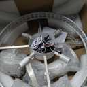 20“ Crystal Chandelier Ceiling Fan with Lights, (Retro White)