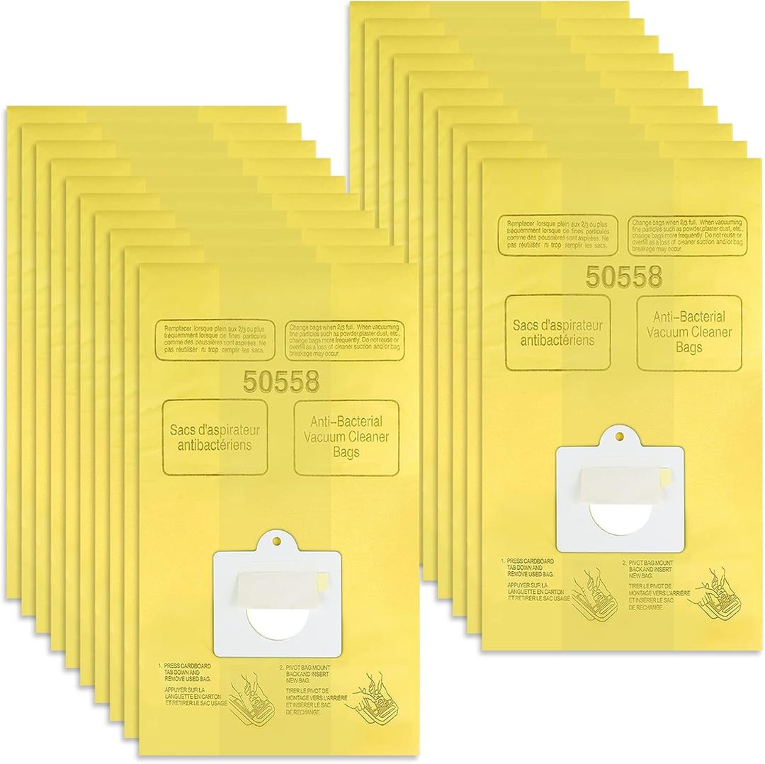 Vacuum Cleaner Bags Fit for Kenmore Canister Type C/Q 50555 50557 50558 and Type C-5, 20PCs By Improvedhand