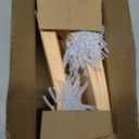 100 Large Tags with Elastic String Attached - # 8, 6 1/4" x 3 1/8" - Big Shipping Tags with Elastic String Loop and Reinforced Hole, Tie On Labels