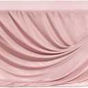 Ling's moment Dusty Rose Wedding Table Cloths in Velvet-Like Fabric, 9ft x 11ft, Fits 4ft/6ft Rectangular/Round Sweetheart&Head Table for Wedding Reception, Bridal Shower, Birthday Decoration