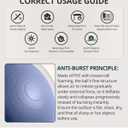 Trideer Exercise Ball Yoga Ball,Office Seating & Balance Ball Chair, Stability Ball for Pilates, Physical Therapy,Core Training & Balance Improvement & Stretching