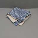 Aeckself Neutral Floral Pillow Covers 20x20 Set of 2, Vintage Block Print Throw Pillow Covers Decorative Farmhouse Accent Couch Pillows for Living Room Bedroom, Blue