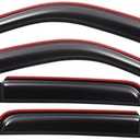 Amazon.com: Lightronic Extra Durable Clip-on in-Channel Auto Vent Window Visor, Fits 2002-2007 Jeep Liberty, UV Protection Rain Guard, Original Wind Deflector, No-Drill Easy Install, Dark Smoke, 4-Pcs : Clothing, Shoes & Jewelry