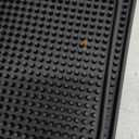 Tebery Black Mat 18" x 12" - 45.7 x 30.5cm Rubber Bar Service Spill Mat (Pack of 2)