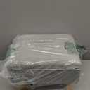 lumizone Small Ottoman with Storage Footstool Compact Foot Rest Stool for Living Room Under-Desk Entryway or Bedroom 10.63" Low-Height Storage Ottoman Cube Lightweight & Stylish (Gray) (Grey)