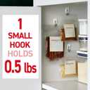 2 x Command Small Wire Toggle Hooks, 16 Hooks and 24 Strips, Damage-Free Hanging Wall Hook with Adhesive, No Tools Required, Great for Home, Kitchen, and Office Organization, Holds up to 0.5 lb
