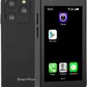 Mini Smartphone, Slim Unlocked Cell Phones with 3" HD Screen, 2GB RAM 16GB ROM, Dual Cameras, Dual SIM Card Slot, 3G Network, 1000 mAh Battery, 8.1 (Black)