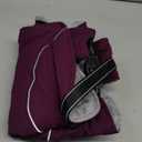 Lelepet Warm Dog Coat Waterproof Dog Jacket for Large Dogs Reflective Fleece Vest with Adjustable Buckle Hook & Loop Windproof Cold Weather Coats for Small Medium Large Dogs, Dark Purple, L