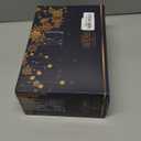 Mini Christmas Tree with Lights, Small Table Top Decorations, Desktop Miniature Pine Tree Xmas Holiday Decor Indoor Home, Bottle Brush Trees with Wooden Base, 5 Pcs with Light