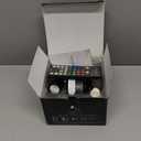 EZVALO RGB Spotlights Indoor with Remote, 5500mAh Rechargeable Picture Lights, DIY Mode & 83 Color Changing Uplighting, Wireless Mini Accent Lighting for Christmas Gift.(2Pack-Black)