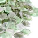Tigeen 1200 Pcs Sage Green Silk Rose Petals Artificial Flower Petals for Wedding Flower Girl Basket Aisle Scatter Dinner Centerpieces Party Bridal Shower Romantic Night Decor