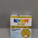 Icy Hot Max Strength Lidocaine Pain Relief Patch (5 Count) Penetrates for Fast, Targeted Relief
