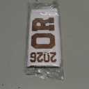 6Pcs White Senior 2026 Satin Sashes with Maroon Glitter Letters Senior 2026 Decorations- 2026 Graduation Celebrations Senior Cheer Sash - Cheerleader Sash - Class Competition Sashes