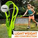 Franklin Sports Future Champs Youth Lacrosse Stick + Ball Set - Kids 32" Inch Practice Stick - Beginner Backyard Plastic Stick + Lightweight Soft Ball