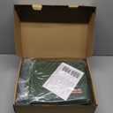 COLCASE Fireproof Document Folder, Hard Fireproof Waterproof Document Box with Lock Creative Hard-Shell Design Fireproof Document Box for Important Documents Certificates Laptop Passports Green