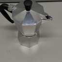 Bialetti Moka Express Iconic Italian Stovetop Espresso Maker (Natural Silver, 6 Cups)