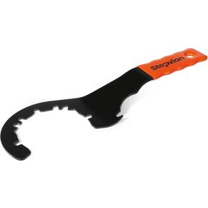 Universal Sink Drain Wrench,Open Design Facilitates for Easy Use,for Loosening and Tightening 4, 6, and 8 Tab Locknuts on Strainer Drains