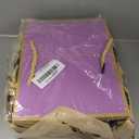 DOYIDE 30 Pcs Thank You Gift Bags with Tissue Paper, 9x7x3.1in Paper Gift Bags with Handles, Gift Wrap Bags with Bow Ribbon for Wedding Birthday Baby Shower Bridesmaid Party (Purple and Gold)