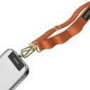 MAGEASY Universal Cell Phone Lanyard - Anti-Theft Crossbody Phone Strap for iPhone 16 Pro Max & Most Smartphones, for Men & Women | 20mm (Orange)