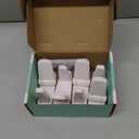 Door Lever Locks (4 Pack) - Prevents Toddlers from Opening Doors - Durable ABS with 3M Adhesive - Easy One-Hand Operation for Adults, No Tools Needed (White)