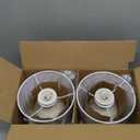 Sucolite Small 11.8" Table Lamps Set of 2, Bedside Nightstand Lamps for Bedroom Kids Room, Cute Desk Lamps with Studded Texture Base for Reading Nursery Living Room Office, White