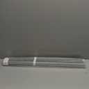 LazBlinds No Tools No Drill 1" Vinyl Mini Blinds, Cordless Blinds for Windows, Light Filtering Horizontal Window Blinds & Shades, 28" W x 64" H, Grey