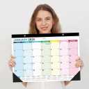 Large Desk Calendar 2025-2026, 18 Months 22" x 17" Desktop Calendar from JAN 2025 - JUL 2026, Office Supplies Wall Calendar for Planning and Organizing in Your Family, School or Office