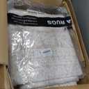 Soalmost Area Rug 10x12 Vintage Washable Living Room Large Carpet Non Slip Bedroom Indoor Office Dining Room Low Pile Thin Rug Beige