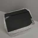 Coffee Station Organizer Coffee Condiment Service Tray with 9 Compartment for Counter, Wood Coffee Bar Supplies Organizer for Home Office Breakroom Two-in-One Black