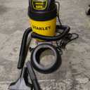 STANLEY Shop Vacuum Wet and Dry, 1 Gallon 1.5 Peak HP Small Wet Dry Vac with 60CFM Powerful Suction, Portable Wall Mount Vacuum Cleaners for Home, Car, Garage and DIY Workshop, SL18101P-1H