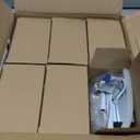 Ensenior 6 Pack 4 inch 5CCT LED Gimbal Led Recessed Light with Junction Box, 360+90 Adjustable Directional Eyeball Lighting, Dimmable, 2700K/3000K/3500K/4000K/5000K, 900LM, 9W=85W, 120V-ETL&FCC