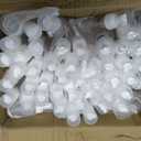 60 Pcs Mini Foam Pump Bottle Bulk 1 oz/ 30 ml Empty Travel Size Plastic Soap Foaming Bottles Small Clear Foaming Soap Dispenser Refillable Mousse Bottles for Lash Shampoo Portable Hand Sanitizer