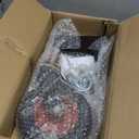 W B D WEIBIDA Heavy Duty Gate Wheel - 8 Inch Fence Gate Wheel 600 LBS Capacity with Shock Absorbing Spring, Swivel Gate Wheels for Metal Tube and Wooden Gate, Dual Mount Options (Straight/U-Bolt)