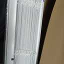 LEVOLOR Basics 2 Faux Wood Horizontal Blinds for Indoor Windows, 35 W x 72 H, Cordless Light Filtering Window Shade, White