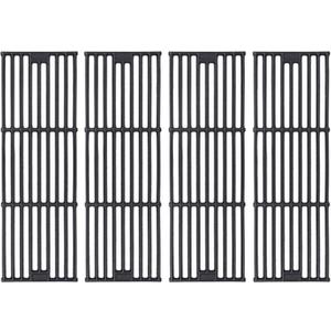 GGC 19 3/4" Grill Grates for Chargriller 3001, 5050, 3008, 3030, 3725, 4000, 5252, King Griller 3008, 5252, 4 PCS Cast Iron Grill Grates Replacement for Char griller Grills