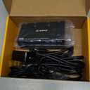 4K@144Hz KVM Switch 2 Monitors 2 Computers 8K@60Hz, MLEEDA HDMI and Displayport Dual Monitor KVM Switch with 4 USB 3.0 Port for Keyboard Mouse Printer, with Wired Remote, Power Adapter and USB Cables