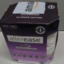 AllerEase Ultimate Cotton Top Allergy Protection and Comfort Zippered Mattress Protector Queen, White