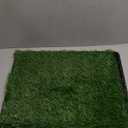 LOOBANI Dog Grass Pad with Tray - Dog Litter Box - Indoor Potty for Apartment and Patio Training - with 2 Packs Grass Pee Pads for Replacement, 1620 Inch