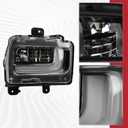 LED DRL Fog Light Lamp Assembly Compatible for 2024 2025 Ford F150 F-150 King Ranch/Platinum Left Driver Side RL3Z15201A