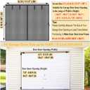 Magnetic Garage Door Screen Kit 9x8 FT - Retractable Mesh Net Screen Door with Fiberglass Mesh for 1 Car Garage 9x8ft, Blocks Bugs & Provides Privacy - Perfect for Workshop, Gym, or Patio