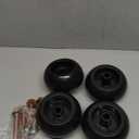 DICMIC 4Pcs Lawn Mower Anti Scalp Deck Wheel Kit Compatible with Bad Boy 022-5234-98 Exmark 103-3168 103-4051 103-7263 1-603299 & Many Bore 5/ 8” Wheel Size