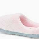 Dearfoams Women's Libby Quilted Terry Clog, Fresh Pink (XL)