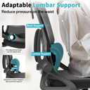 Ergonomic Office Chair,Mesh Office Chair with Lumbar Support,High Back Desk Chair with Flip-up Arms,400 lbs Big and Tall Computer Chair with Headrest,Comfy Desk Chairs, Standard