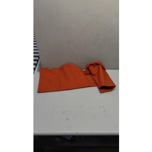 MIULEE Pack of 2 Decorative Outdoor Solid Waterproof Throw Pillow Covers Faux Linen Garden Farmhouse Cushion Cases for Patio Tent Balcony Couch Sofa 12x20 inch Burnt Orange