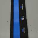 Offset Extension Wrench Set, Impact Ready Socket Ratchet Wrench Extender Tool with 1/2'', 1/4'', 3/8'' Square Drive Adapters, Zero Degree Ratchet Tool Universal Stubby Wrenches Set for Car (Blue-5pcs)