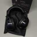 PROHEAR 037 Bluetooth 6.0 Hearing Protection Headphones with Rechargeable 1500mAh Battery, 30dB SNR Safety Noise Reduction Ear Muffs 120H Playtime for Mowing, Workshops, Snowblowing - Black