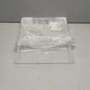 MAONAME Acrylic Serving Tray with Handles, 16"X12" Rectangular Clear Tray, Ottoman Decorative Trays, Coffee Table Trays for Countertop, Living Room, Office