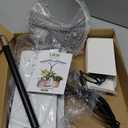 LBW Upgraded Desk Grow Lights for Indoor Plants, Dual-Head 428 LED Tabletop Full Spectrum Grow Light, with 3/6/12H Timer, 6 Brightness Levels, 3 Lighting Modes, Height Adjustable for 10-26 inches