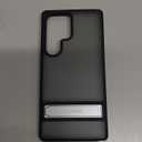 TORRAS for Samsung Galaxy S25 Ultra Case, [12FT Military-Grade Drop Protection] [Built-in Slim Kickstand] Matte Shockproof Cover for S25 Ultra Case, Sleek Grip Finish, Frosted Black