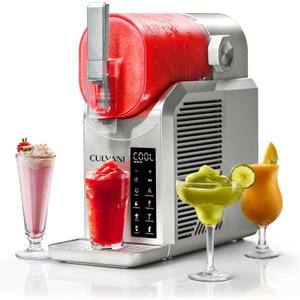 Chillux Frozen Drink Maker for Home Bar | Digital Display Slushie Machine, Margarita & Cocktail Slush Maker | Quiet Operation, Easy Clean, 6 Preset Modes, 4-Hour Cooling for Parties & Family Fun